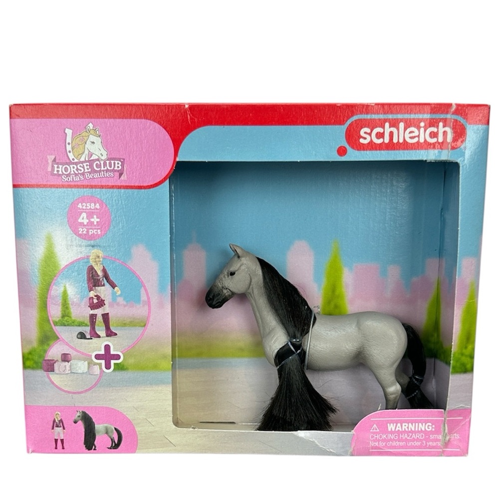 Schleich Horse Club‎ Sophia's Beauties Dusty 22 pcs Age 4+ Toy Horse Long Mane